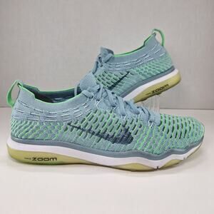 Nike Air Zoom Fearless Flyknit Mica Blue Running Shoes 850426-401 Women's Size 8